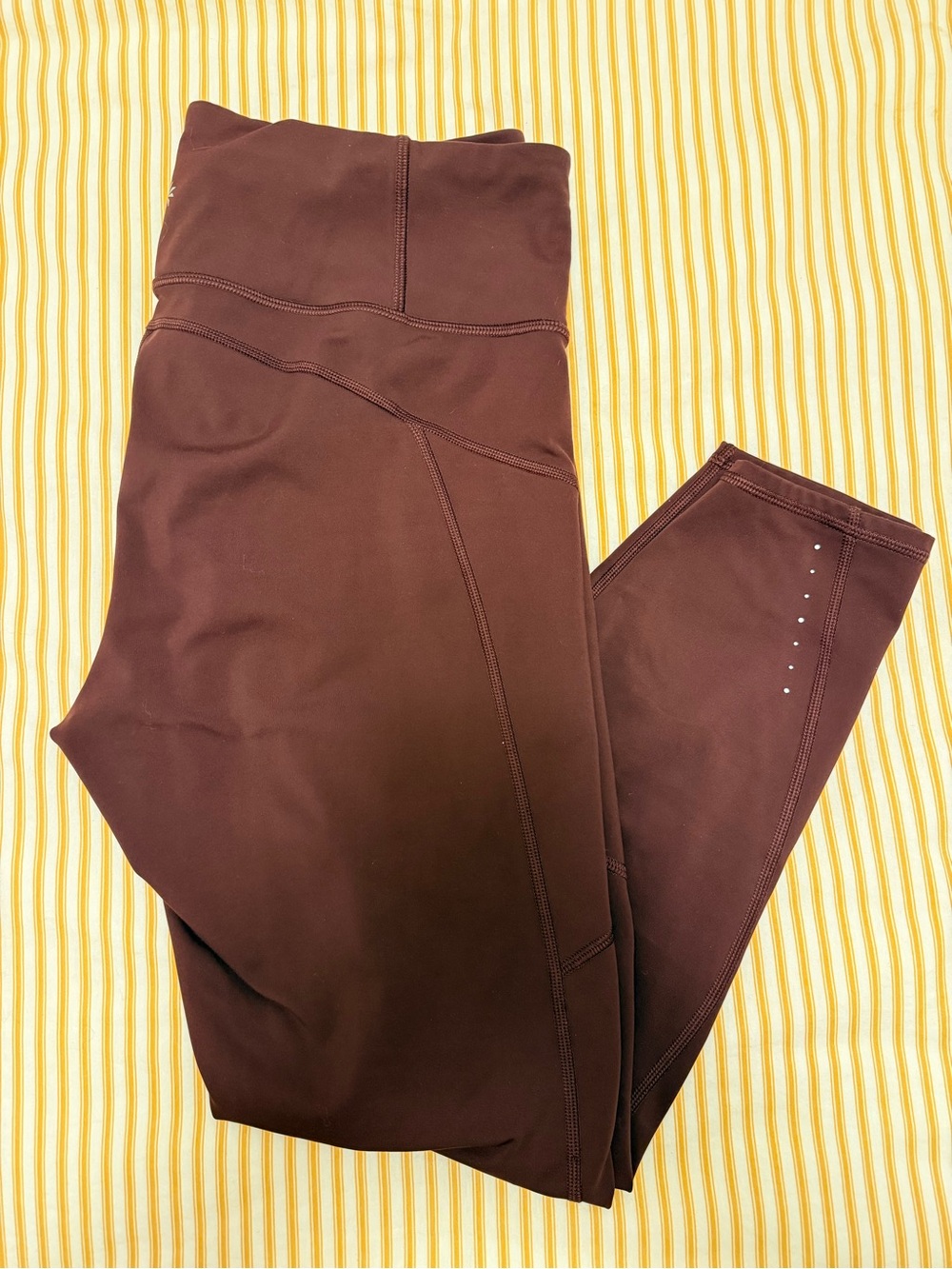 Athleta Deep Brown High-Waist Performance Leggings
